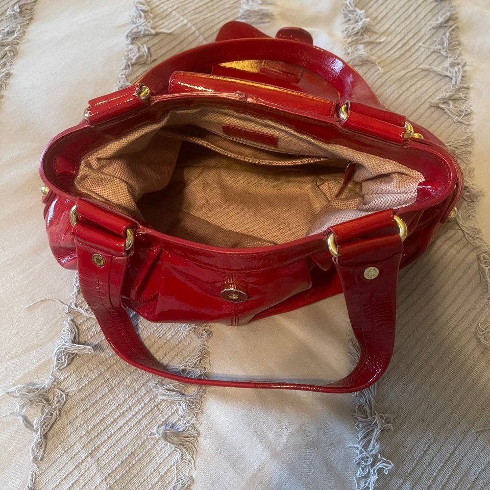 Dooney & Bourke Hayden Panetierre - Red Patent Leather Tote - Picture 2 of 3